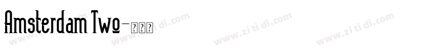 Amsterdam Two字体转换